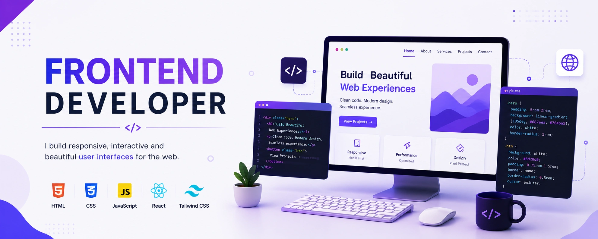 Frontend Developer Banner